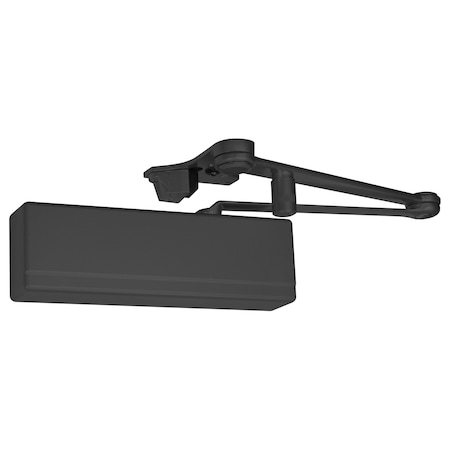 Sargent Manual, Hydraulic, 351 Surface Door Closers, Door Closer, Heavy Duty Interior and Exterior, Black 351-CPSH TB ED